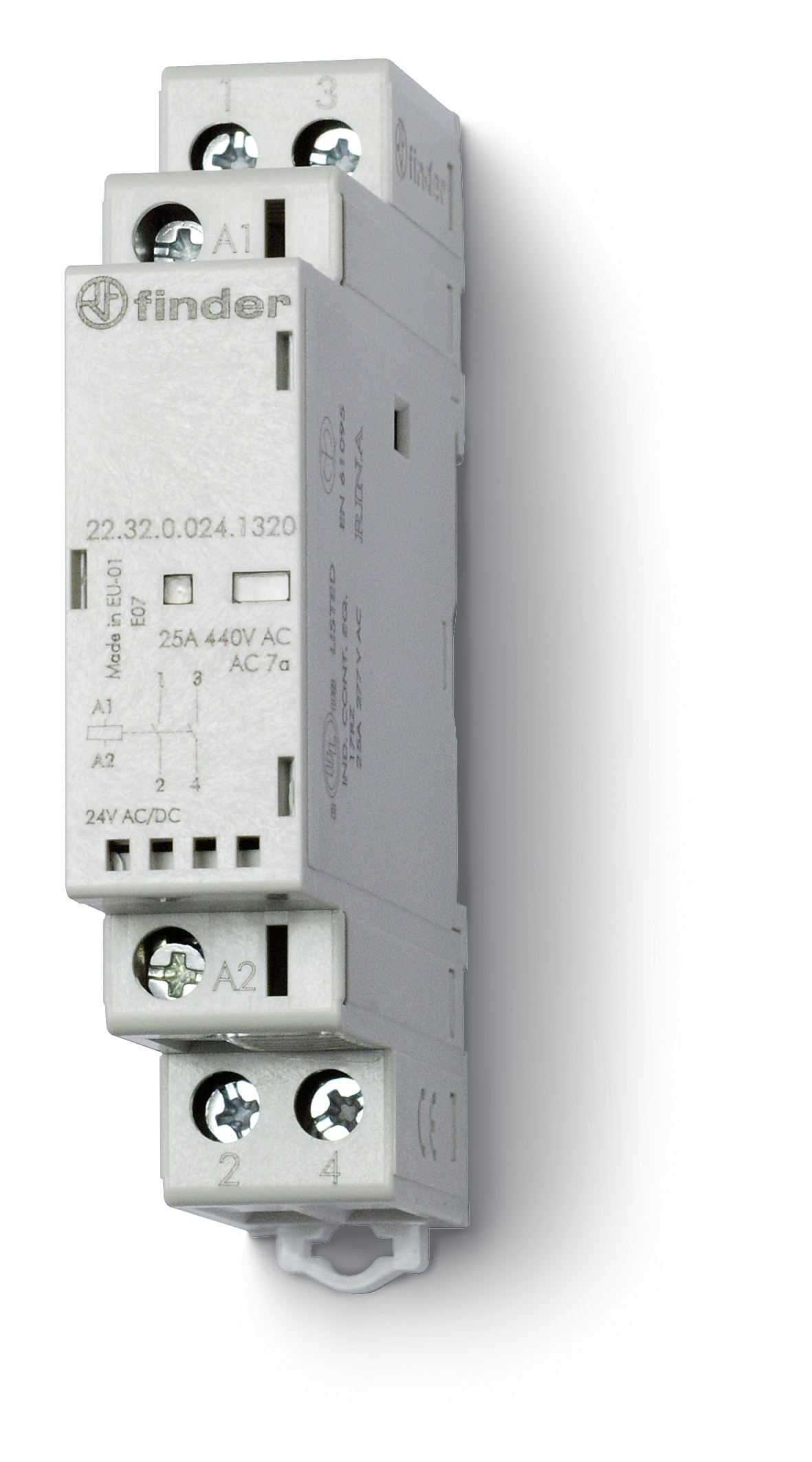 FINDER magneetschak. 25a 2m 24vuc 22.32.0.024.1320 - 223200241320 - 11000867