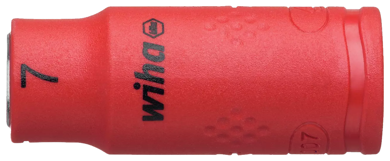 WIHA 1/4" Zeskantdop 1000V VDE 7209NS 7mm - 227bb67c 68ca 4b55 9263 5152b4f23dfd - 20012825