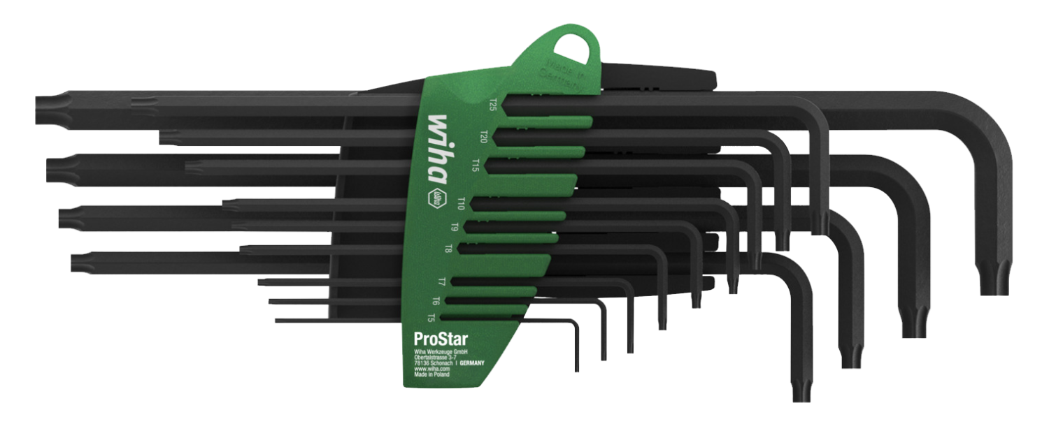 WIHA TORXsleutelset ProStar gezwart 366 T9-T50, 14-delig - 2880e15a 6431 42a1 a91d bc10c63f6616 - 20012989