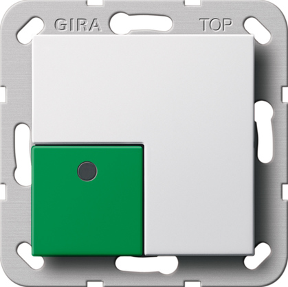 GIRA miva uitschakelknop systeem 55 zuiver wit 291103 - 291103 - 11003282