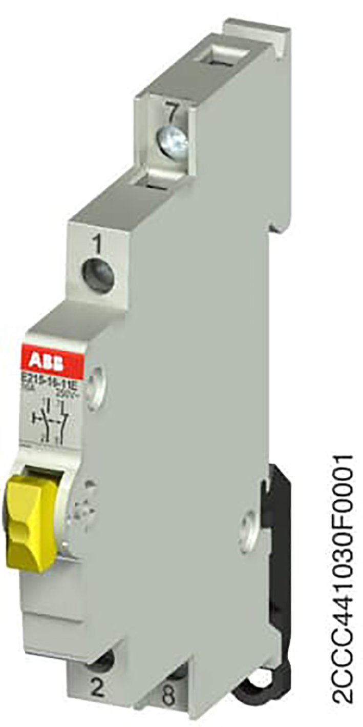 ABB Componenten Drukknop kleur Geel, 16A, 1M+1V - 2ccc441030f0001 - 20112081