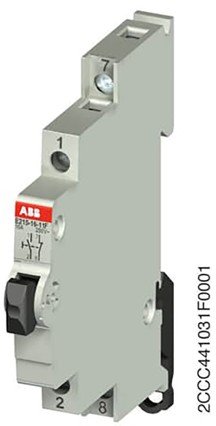 ABB Componenten Drukknop kleur Zwart, 16A, 1M+1V - 2ccc441031f0001 - 20112082