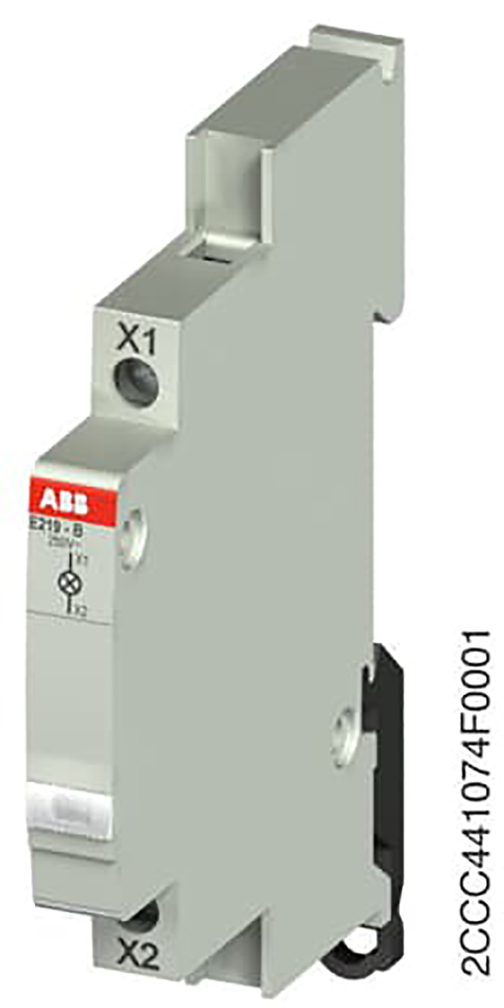 ABB Componenten Indicatielamp met LED Wit, 115-250VAC - 2ccc441074f0001 - 20112114