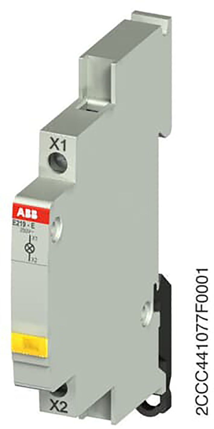 ABB Componenten Indicatielamp met LED Geel, 115-250VAC - 2ccc441077f0001 - 20112117