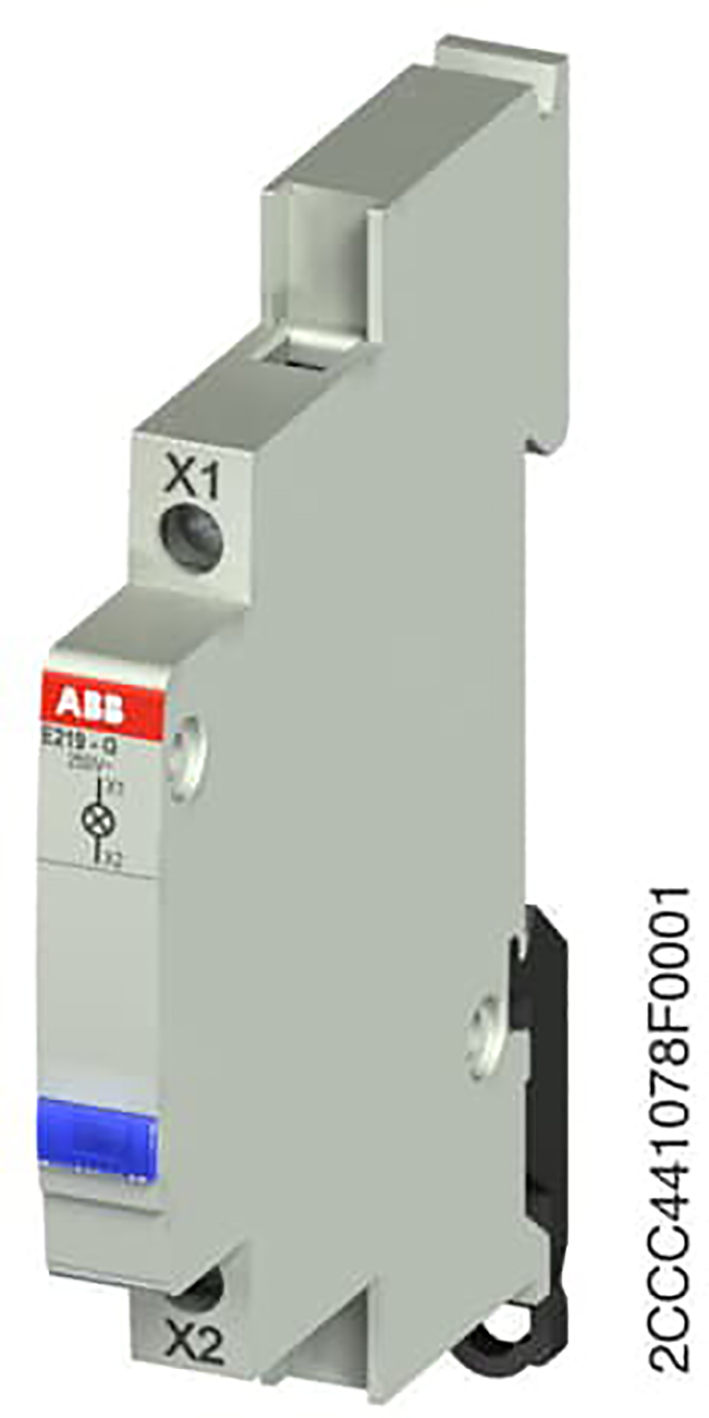 ABB Componenten Indicatielamp met LED Blauw, 115-250VAC - 2ccc441078f0001 - 20112118