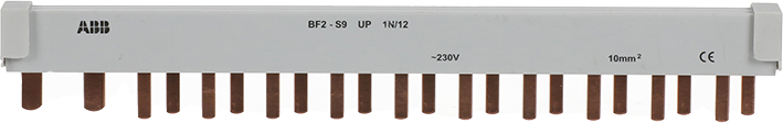 ABB verzamelrail f200/s200 s9/ds9 BF2-S9 UP 1N/12 - 2csl920009r1012 a - 8024992