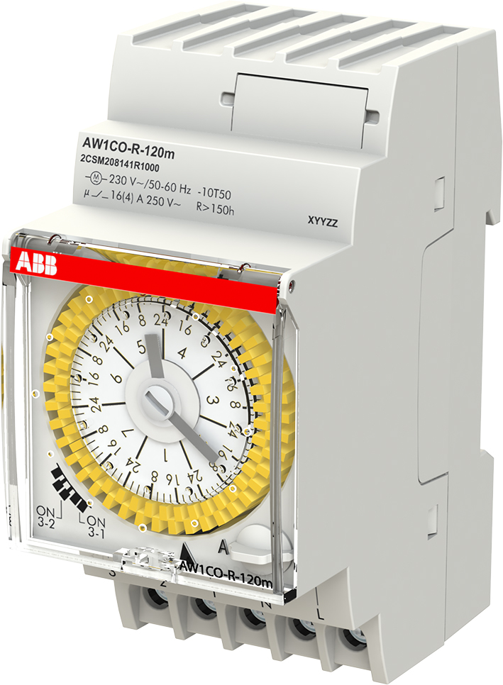 ABB Componenten Analoge Timer wekelijks 1 kanaal 1 w met gangreserve - 2csm208141r1000 b - 20124382