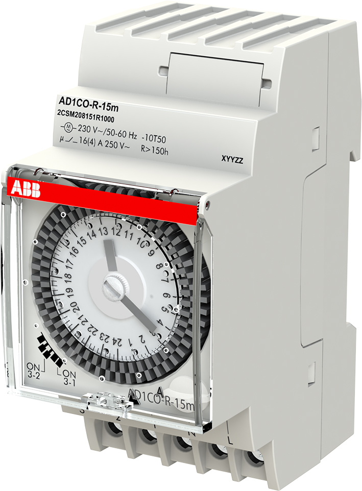 ABB Componenten Analoge Timer Dagelijks 1 kanaal 1 w met gangreserve - 2csm208151r1000 b - 20124383