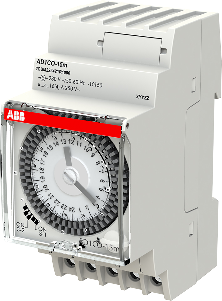 ABB Componenten Analoge Timer Dagelijks 1 kanaal 1 w - 2csm222421r1000 b - 20124407