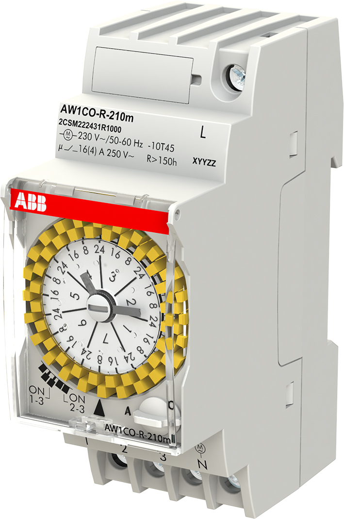 ABB Componenten Analoge Timer wekelijks 1 kanaal 1 w met gangreserve - 2csm222431r1000 b - 20124408