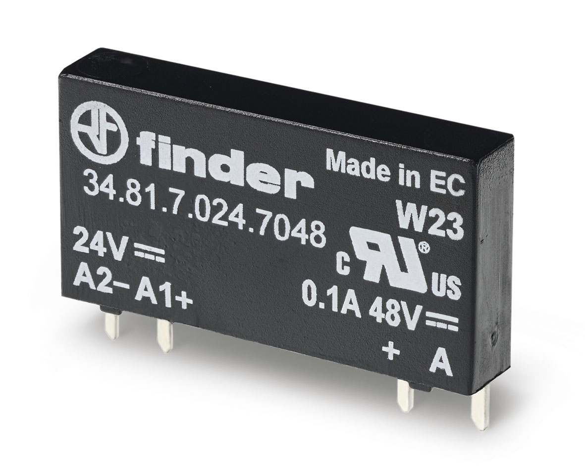 Finder FIN SSR RELAIS 1M 0,1A/48VDC  24VDC S. - 3481 7048 - 20006350