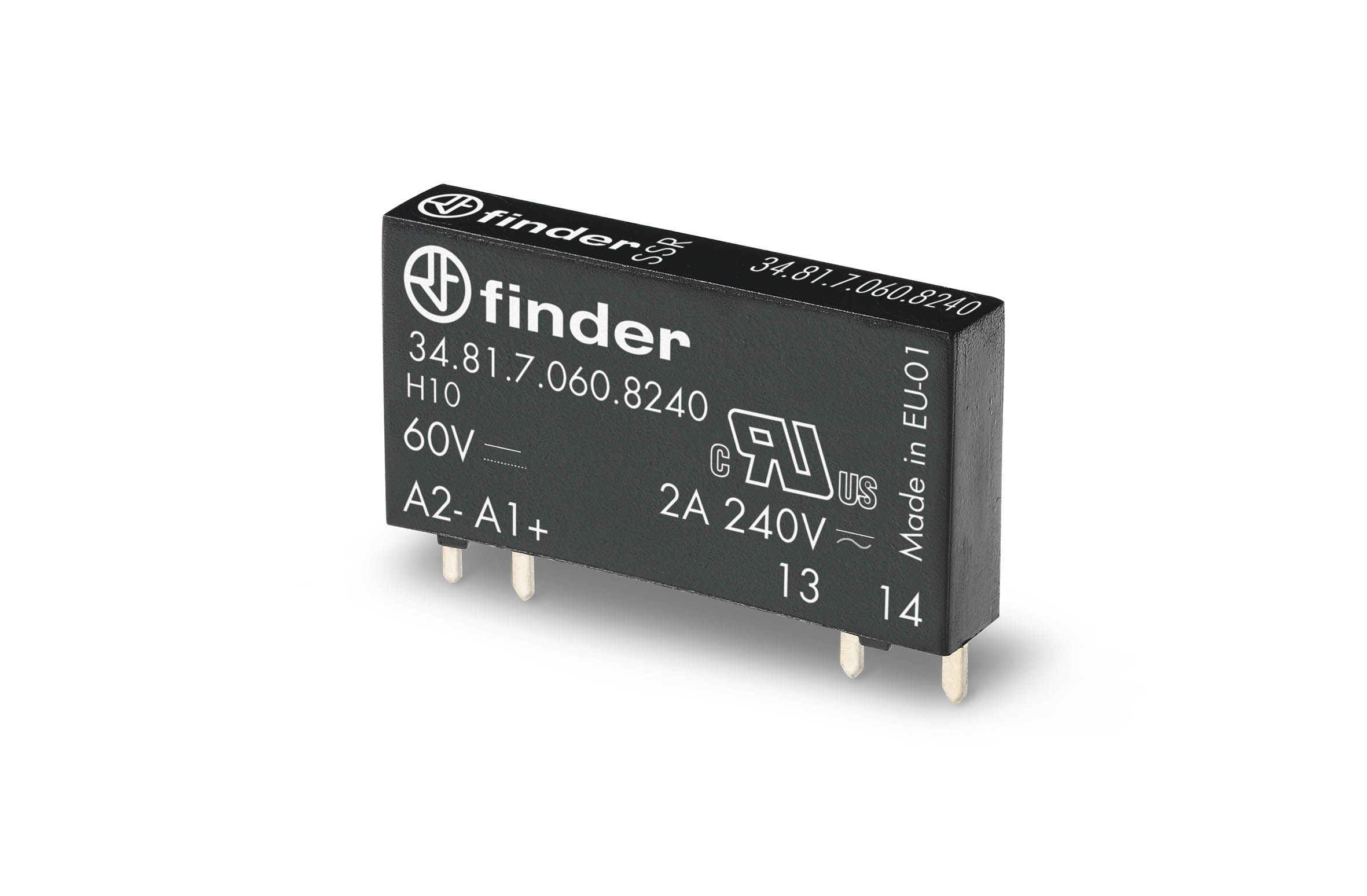 Finder FIN SSR RELAIS 1M 2A/240VAC  5VDC S. - 348170608240 - 20006346