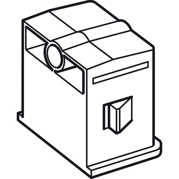 Legrand Beschermkap U50 U55 U60 kunststof geel. Bescherming voor steuneinde. - 348575 legrand 600 - 20038967