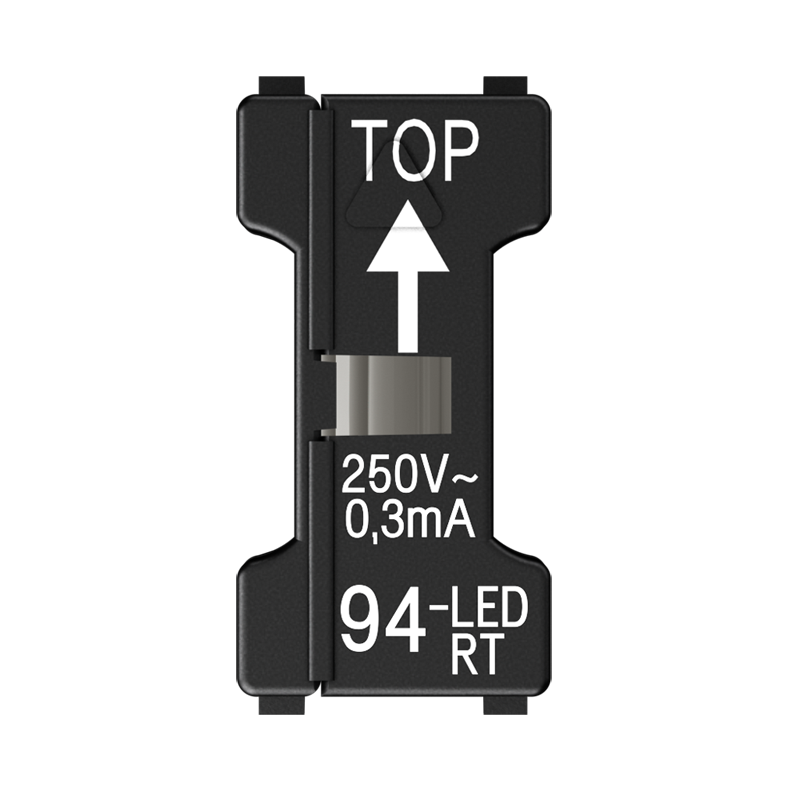 Jung LED-opsteeklampje rood 110-250 V. 1,1mA - 4011377087767 - 20015070