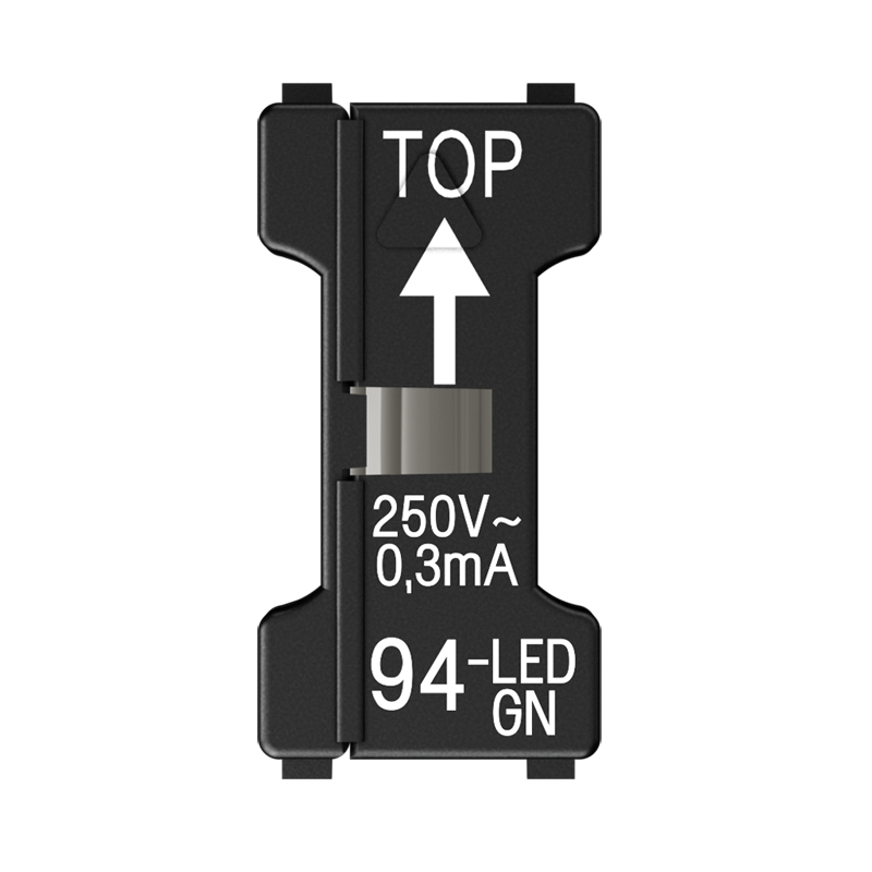 Jung LED-opsteeklampje groen 110-250 V. 1,1mA - 4011377087781 - 20015069