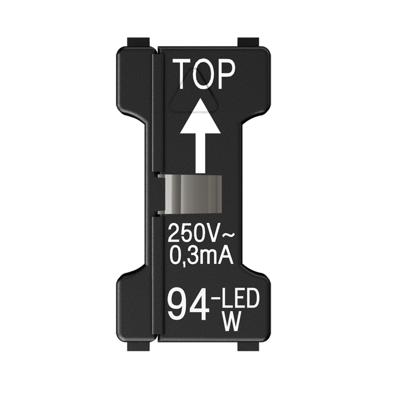 Jung LED-opsteeklampje wit 110-250 V. 1,1mA - 4011377087798 - 20015071