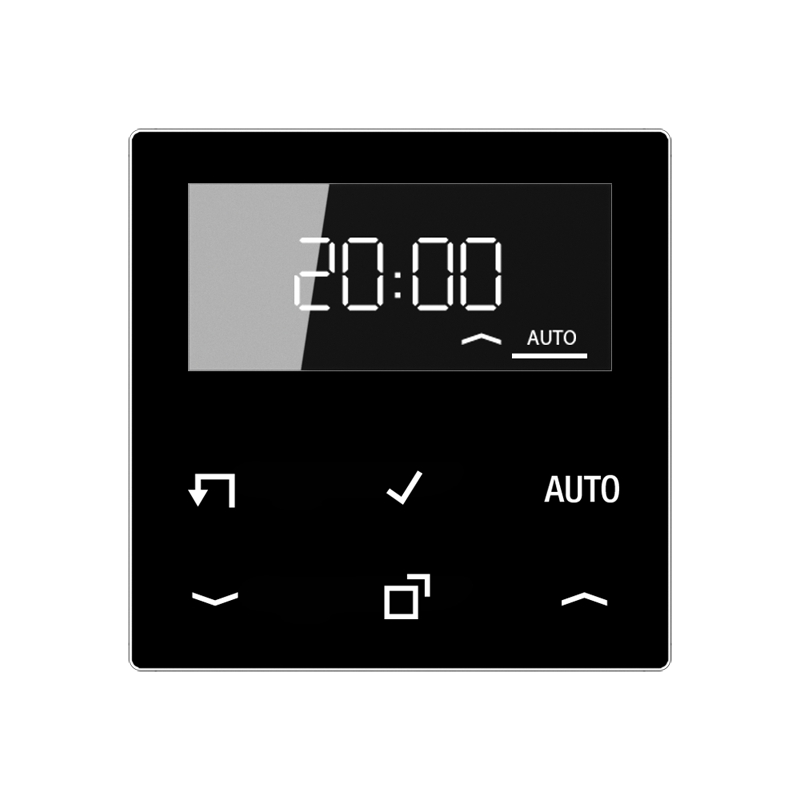 Jung Afdek.A500 zwart stand/timer v.o.a1730JE - 4011377153547 - 20015709