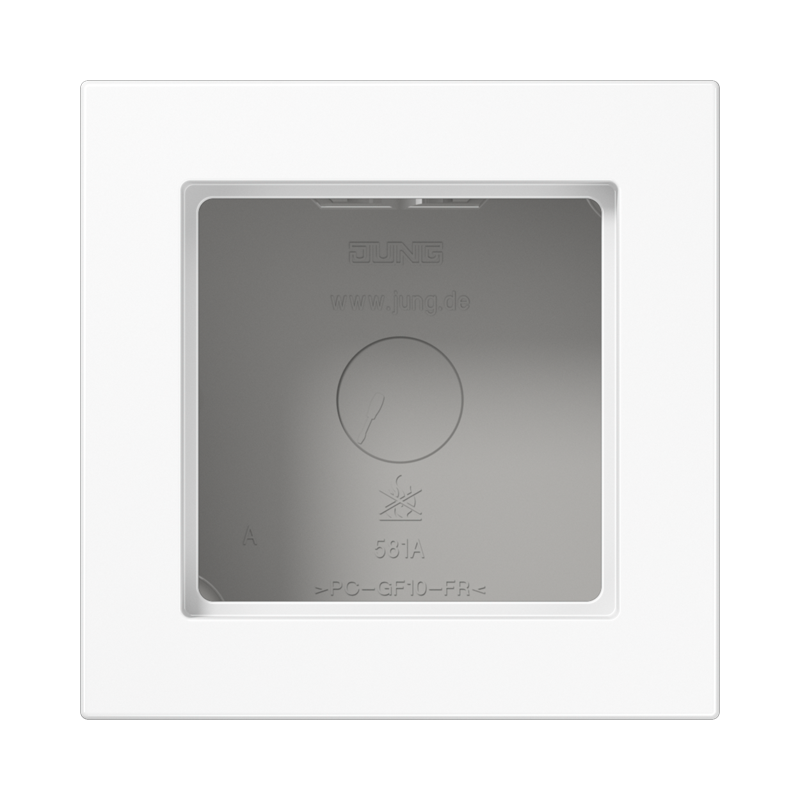 Jung Opbouwkap A550 alpine wit 1-voudig - 4011377211872 - 20015820