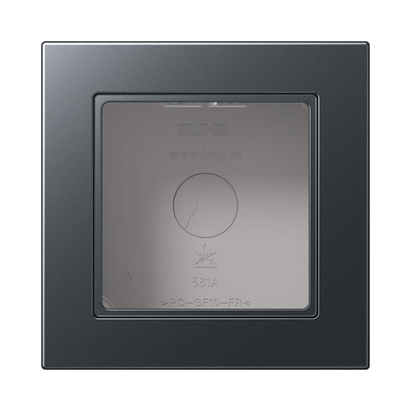 Jung Opbouwkap A550 antraciet mat 1-voudig - 4011377212022 - 20015815