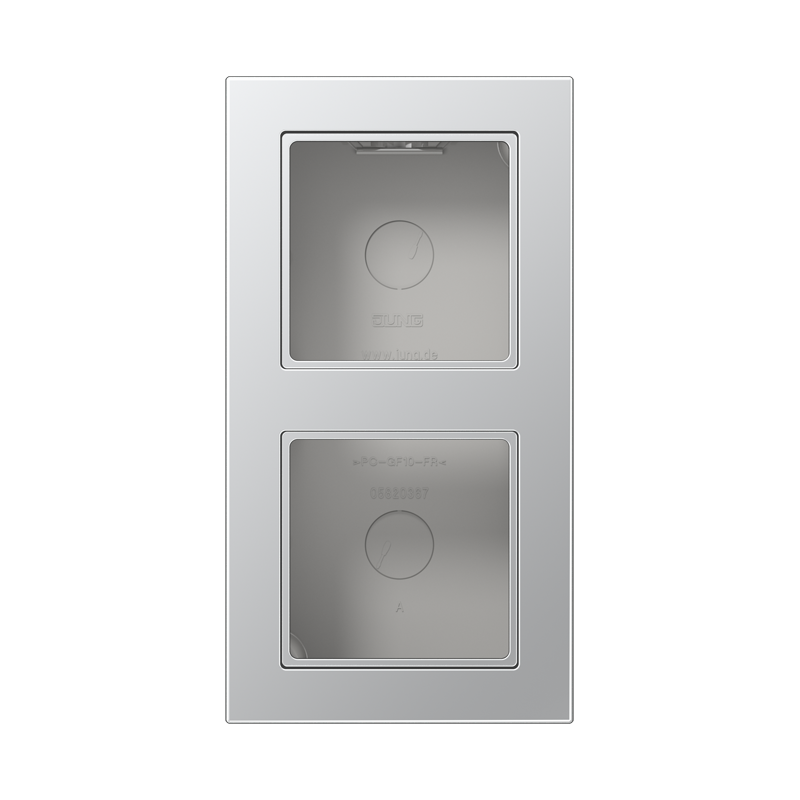 Jung Opbouwkap A550 aluminium 2-voudig - 4011377212183 - 20015829