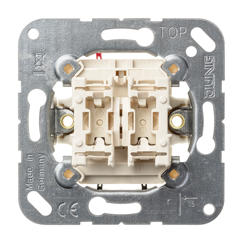 JUNG tipschakelaar serie 2xno 535EU - 4011377273603 - 3439125