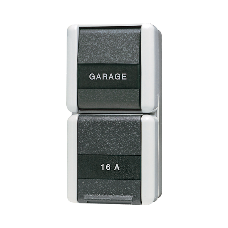 Jung Combinatie wissel WG800 met R/A &tekstv. - 4011377657809 - 20015046