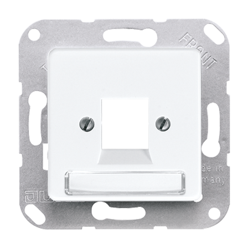 Jung Afdekking alp.w.50X50 1 vdg. v.mod.jack - 4011377989160 - 20014520