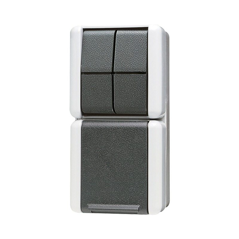 Jung Combinatie serie wissel WG800 met R/A - 4011377990302 - 20015044