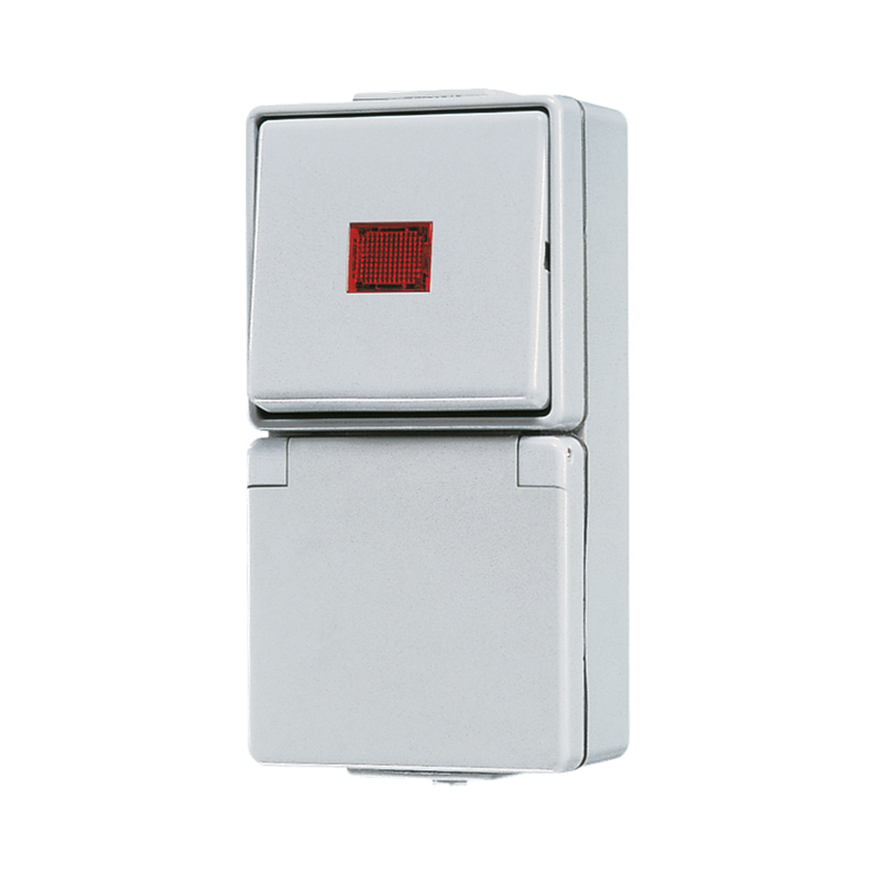 Jung Combinatie wissel WG600 met R/A &co.lamp - 4011377990357 - 20014906