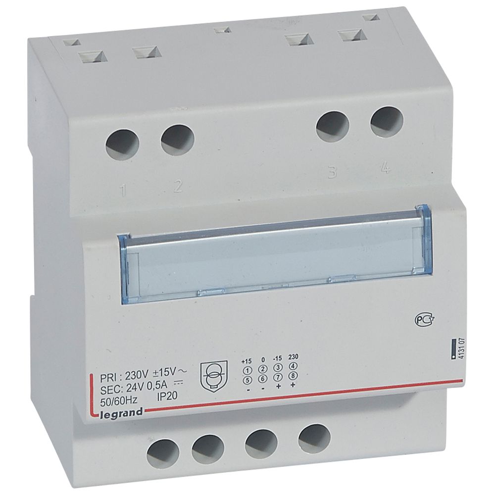 Legrand Modulaire voeding 24VDC 12W 0.5A - 413107 legrand 1000 - 20039317