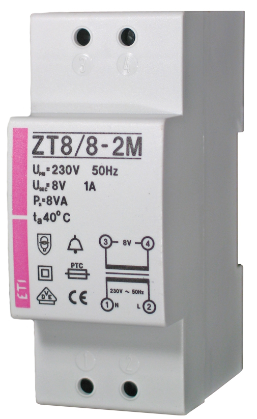 ETI beltrafo 8v 1a - 431000314 - 4320100