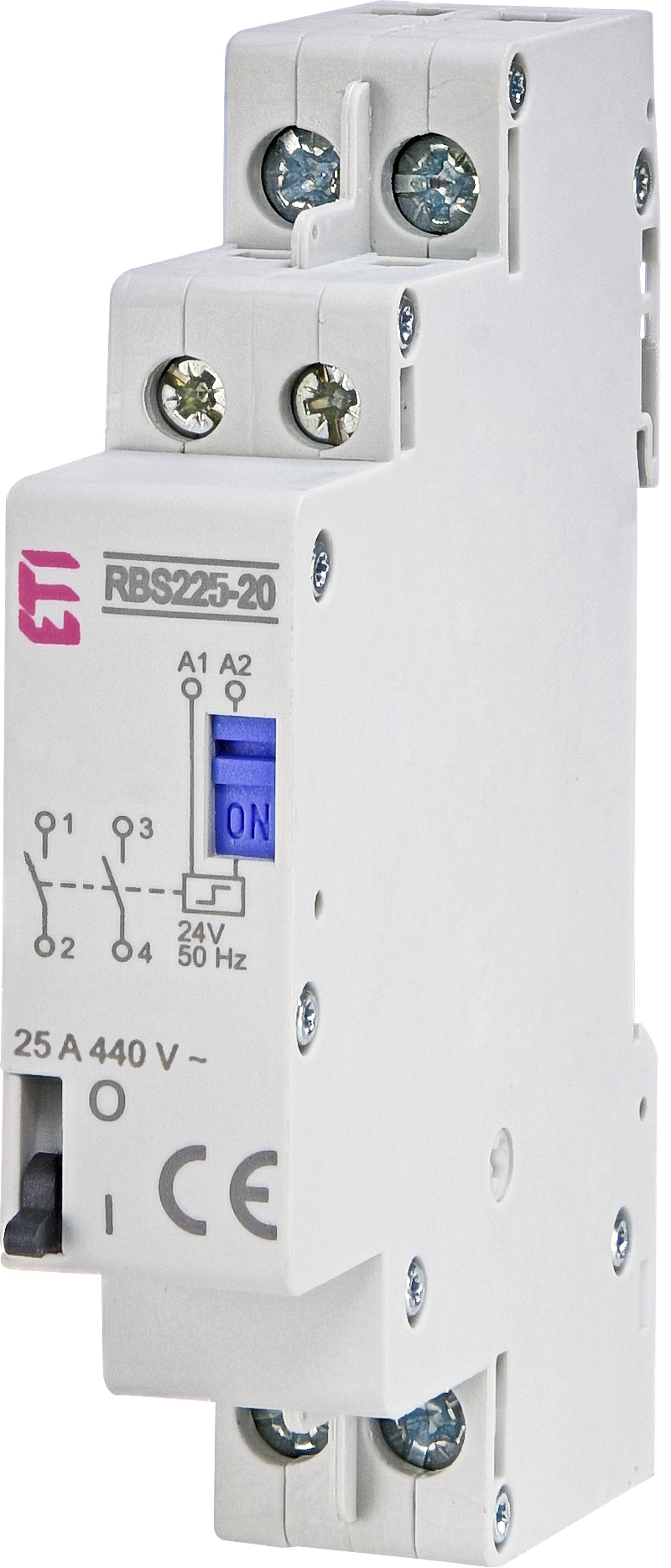 ETI Impuls relais 2M 25A RBS225 24VAC - 431000325 - 20000592
