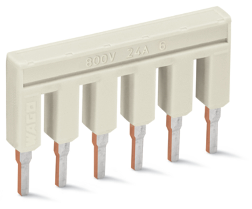 WAGO brug 6-voudig ge&iuml;soleerd lichtgrijs 2002-406 - 44cce20c 47f1 4e76 84a8 4d6856d8b209 - 11009127