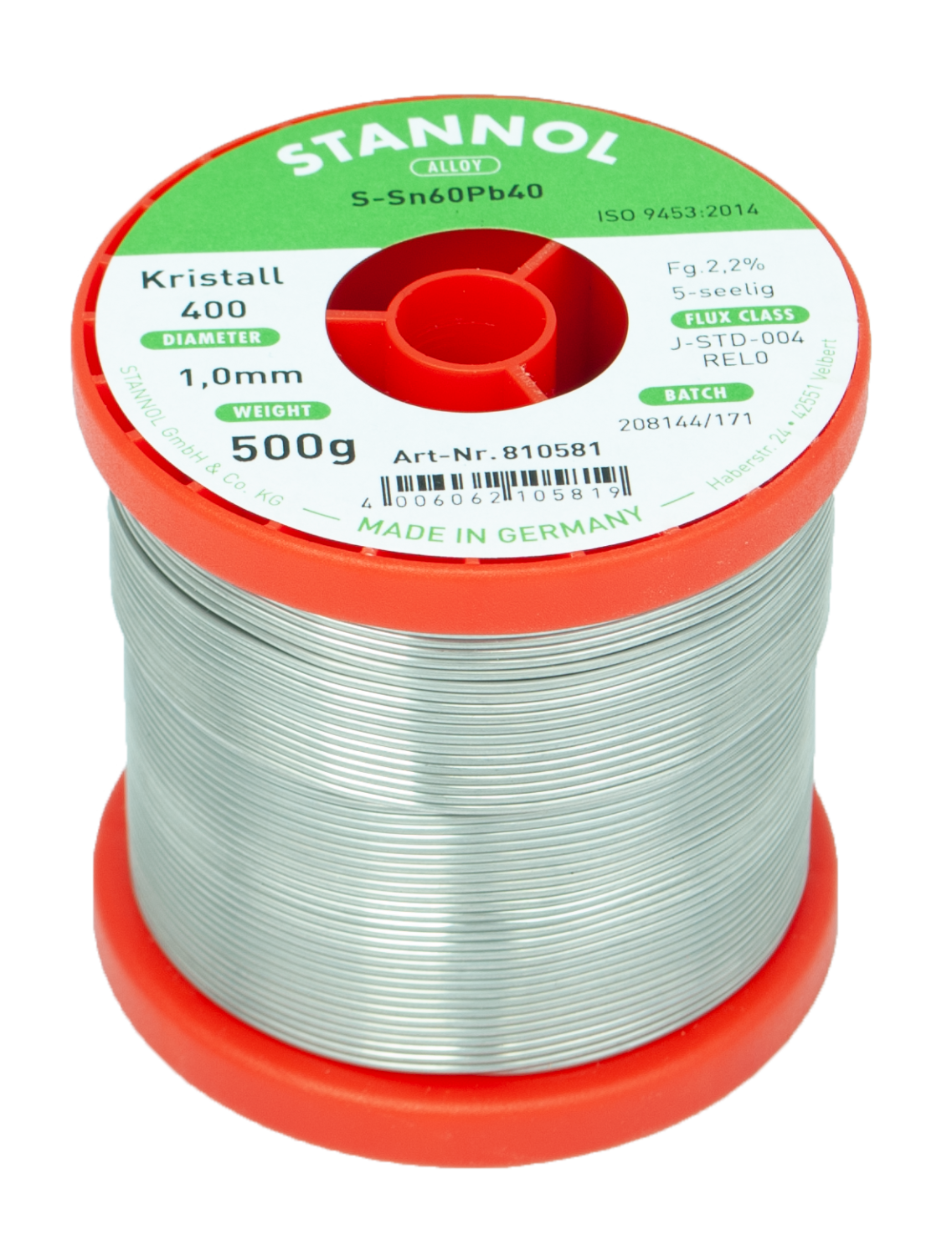 STANNOL soldeertin 500 gram 1mm 60/40 - 4f76fe15 3b3d 4177 a265 e2c887e4bd4a - 9993332