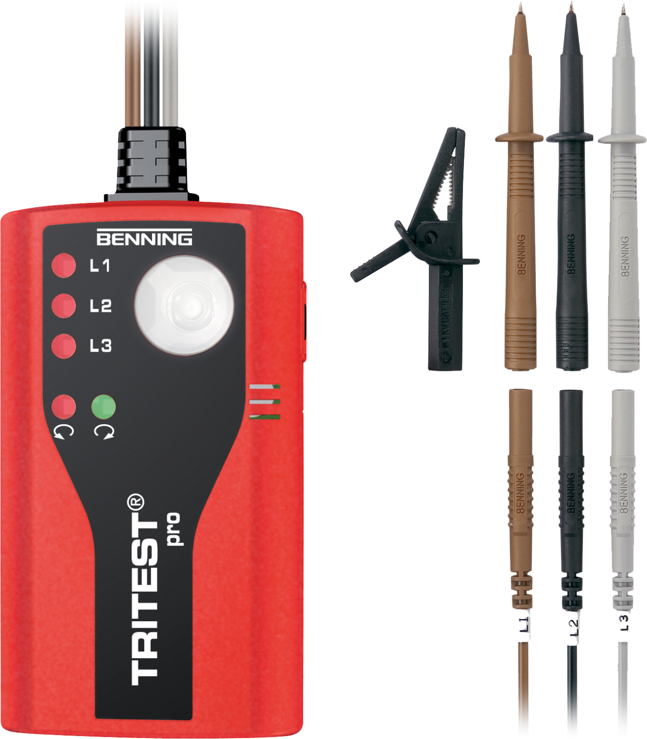 BENNING tritest pro draaiveldrichting tester - 503df101 16da 4822 aa12 8f080f036e67 - 2035294