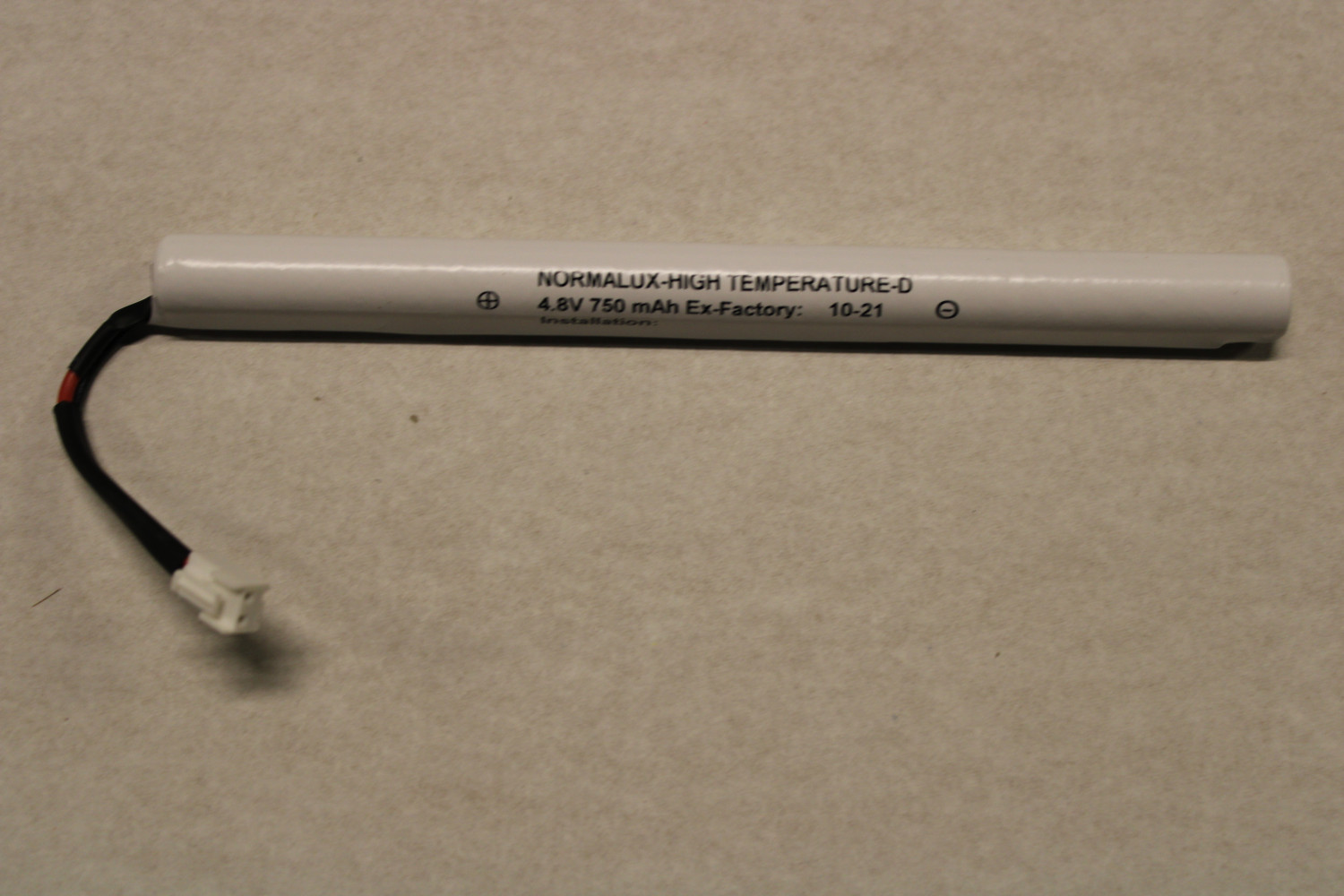 ECOLIGHT batterij oplaadbaar nikkel-cadmium 4,8v 750mah - 5253dc6ee67719f3d07118bde29e5954 - 11005791