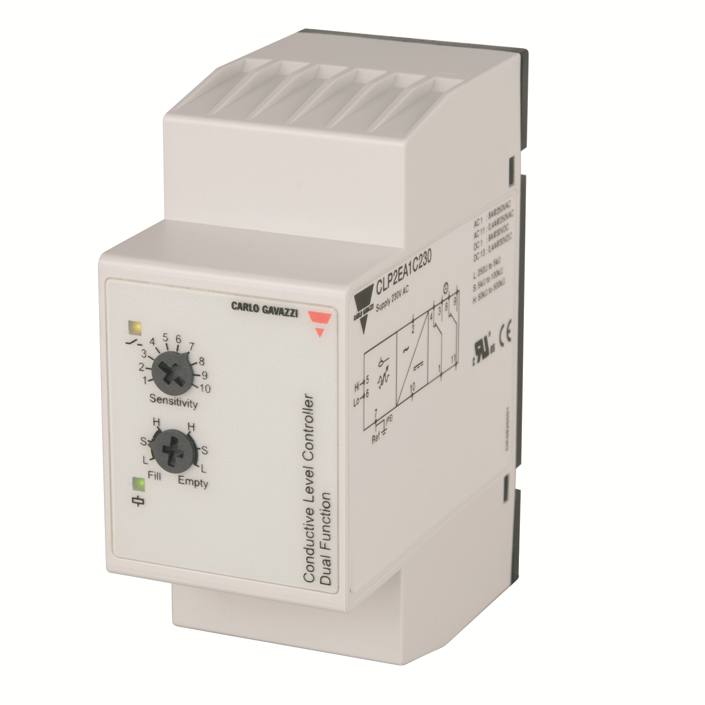 CARLO GAVAZZI niveaubewakingsrelais 24v CLP2EA1CM24 - 5280f1a4 471f 4b72 9f21 997eb7059270 - 11007461