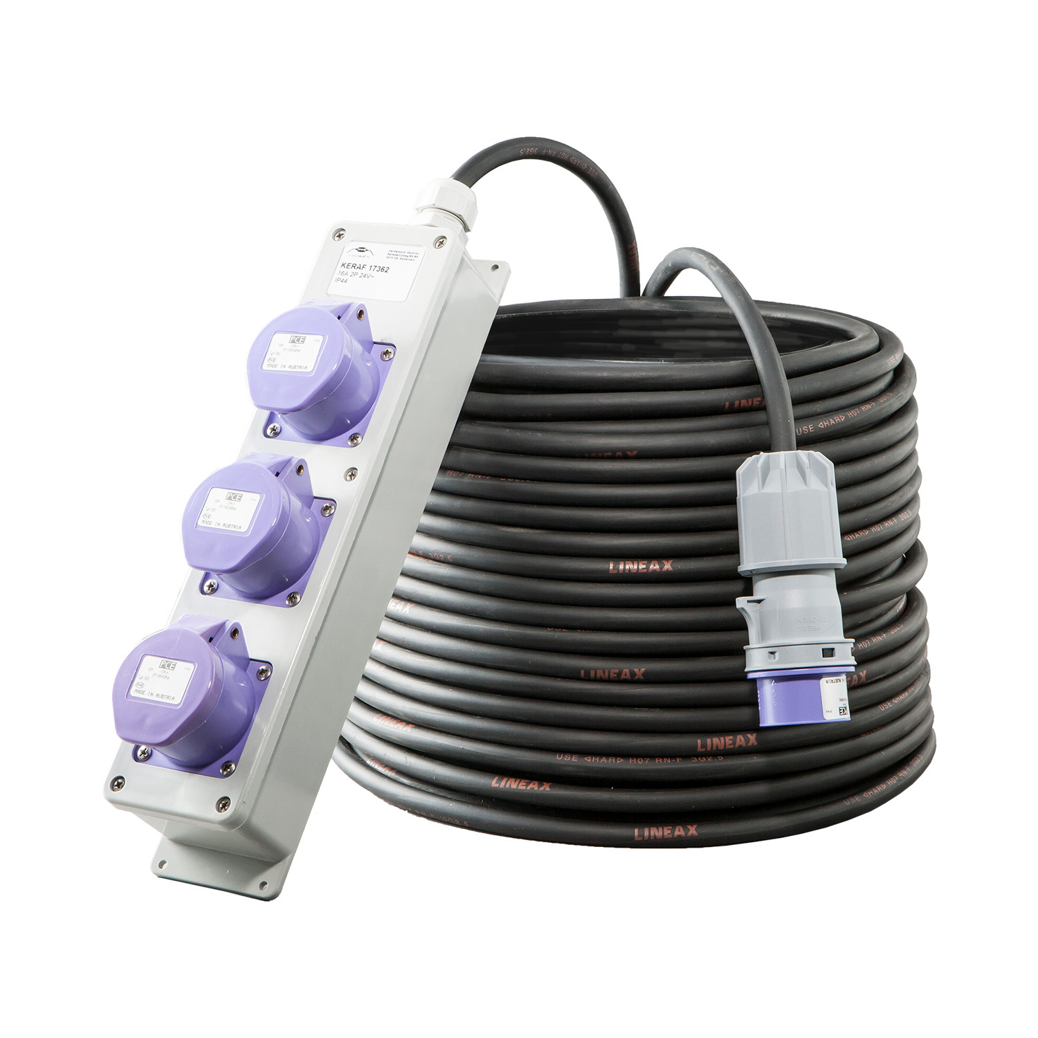 Keraf Verlengkabel 20 m H07RN-F 2x6 mm&sup2; CEE 16/2/24 3v - 59773eabb6db54c8610416671f1661d0 - 20157659