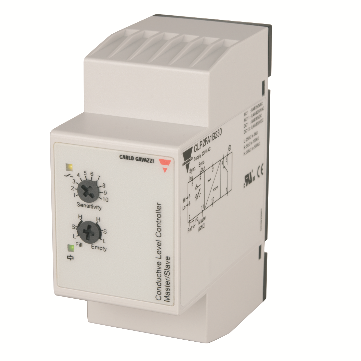 CARLO GAVAZZI niveaubewakingsrelais 230vac CLP2FA1B230 - 5fab60ce 854b 4059 a736 57e150574717 - 11005006