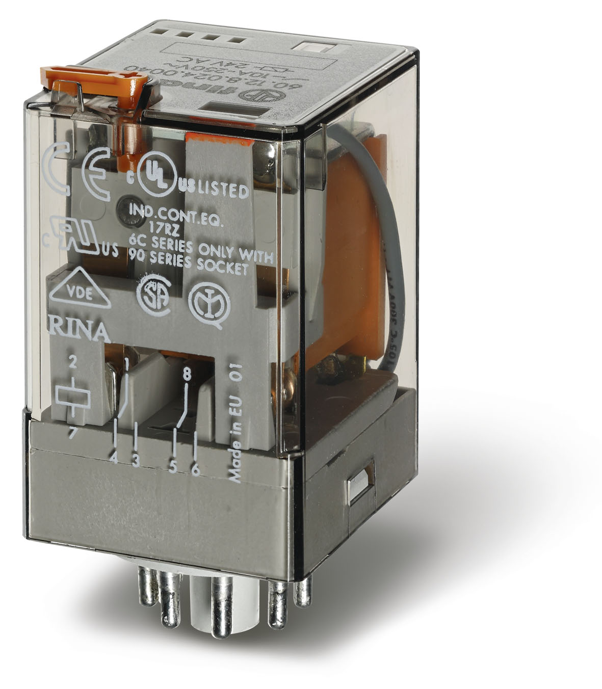 Finder FIN STROOMRELAIS 0,1A AC 2W 10A - 6012 0040 - 20007501