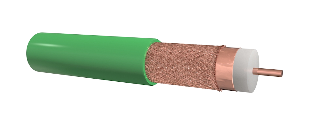 COAX KABEL C9 groen - 6135ecd279182ddbadcf46eee29dba35 - 1091918