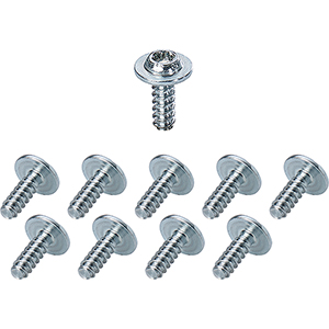 Hensel DK-montageschroef. 10 mm. torx T15. voor materiaal 0.5 tot 4 mm. 9 mm - 62000235 etim internet - 20010406