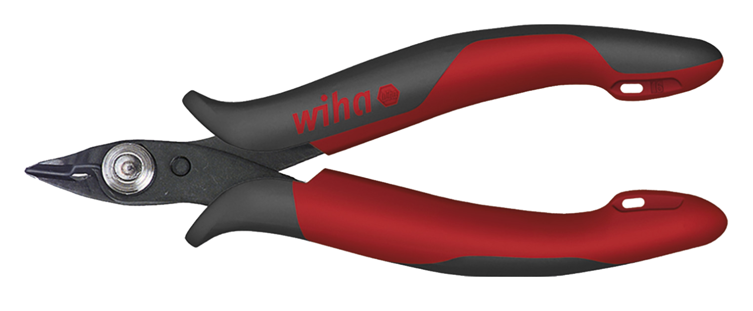 WIHA Zijkniptang Electronic Z40103. Smalle, spitse kop en draadklemvee - 62cc71e9 5486 4114 ae77 557e9dbadd53 - 20013247