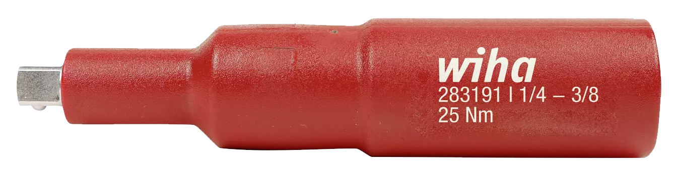WIHA Verloopadapter 3/8" inw. naar 1/4" uitw. 1000V ge&iuml;soleerd 283799 - 63566fb5 d8a8 4d76 8761 57a4710ef179 - 20014360