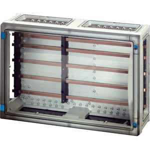 Hensel Railsysteemkast 250A. 5 polig. 540x360mm. wand Open - 68000026 etim internet - 20010580