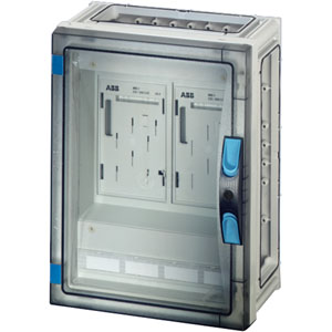 Hensel KWh meterkast 2x Electr. meter. 270x360x186. wand Open Transp. deur - 68000108 etim internet - 20010575