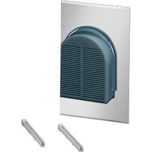 Hensel Ventilatierooster Flens IP44. Breedte 180mm. verticale montage - 68000194 etim internet - 20010606