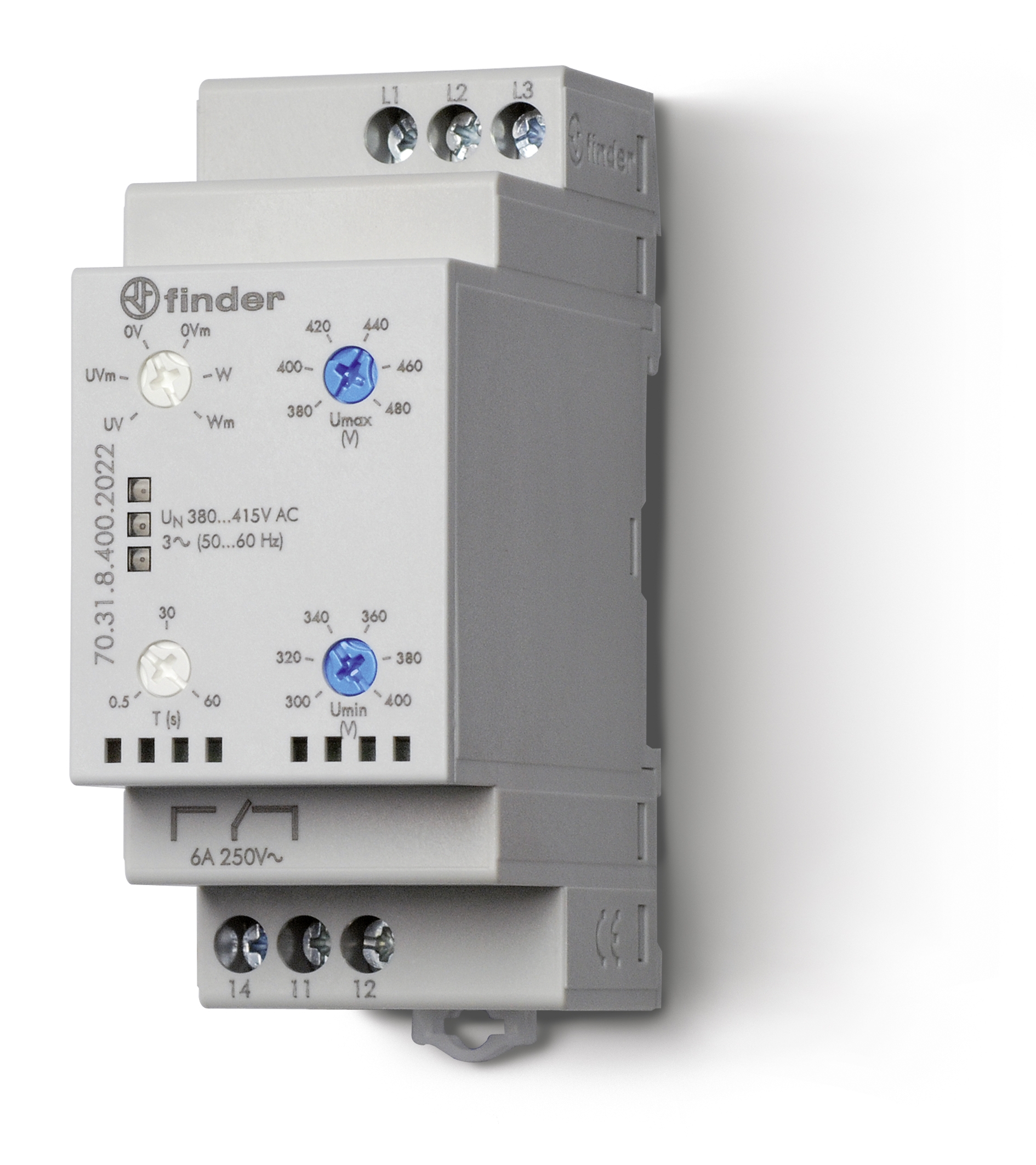 FINDER fase bewakingsrelais 1w 230vac 70.31.8.400.2022 - 7031 - 4375372