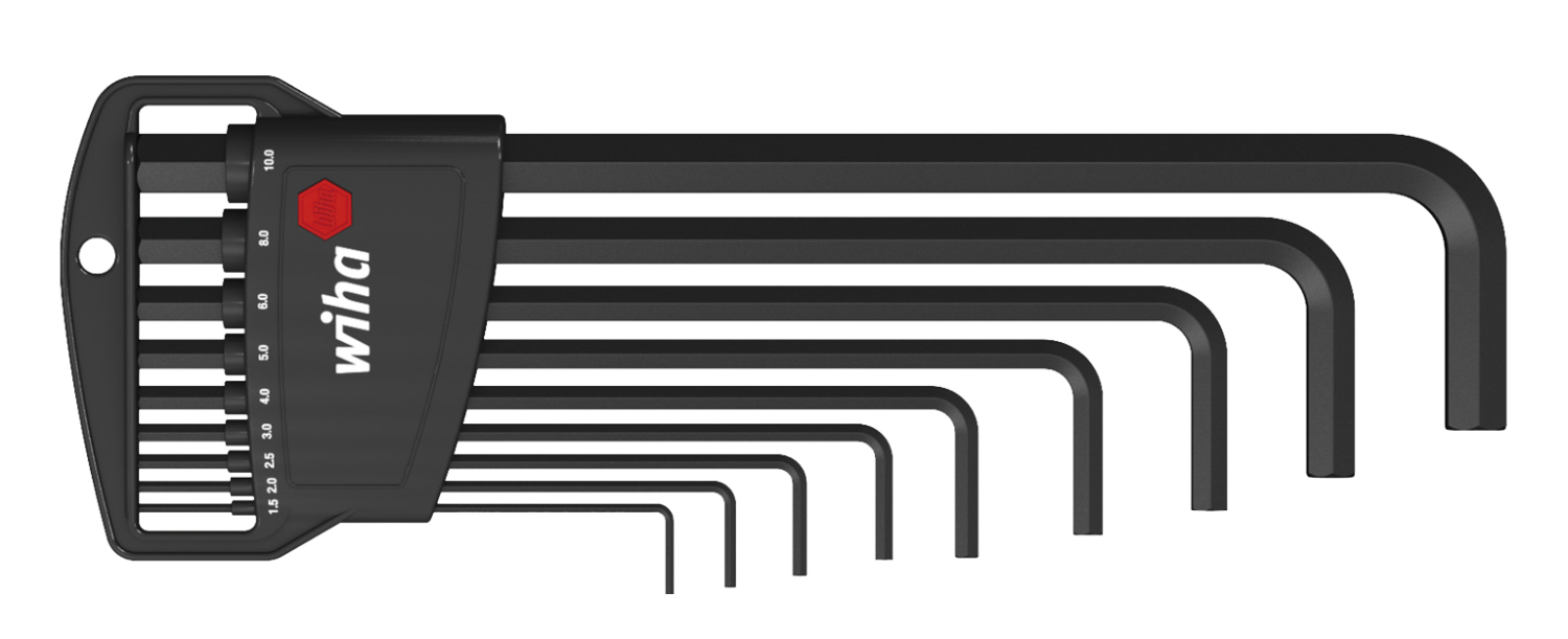 WIHA Inbussleutelset Classic gezwart 352B 1,5-10mm, 10-delig - 720fbc2c 9a6f 416a 8bdd bfc18e67e966 - 20012775