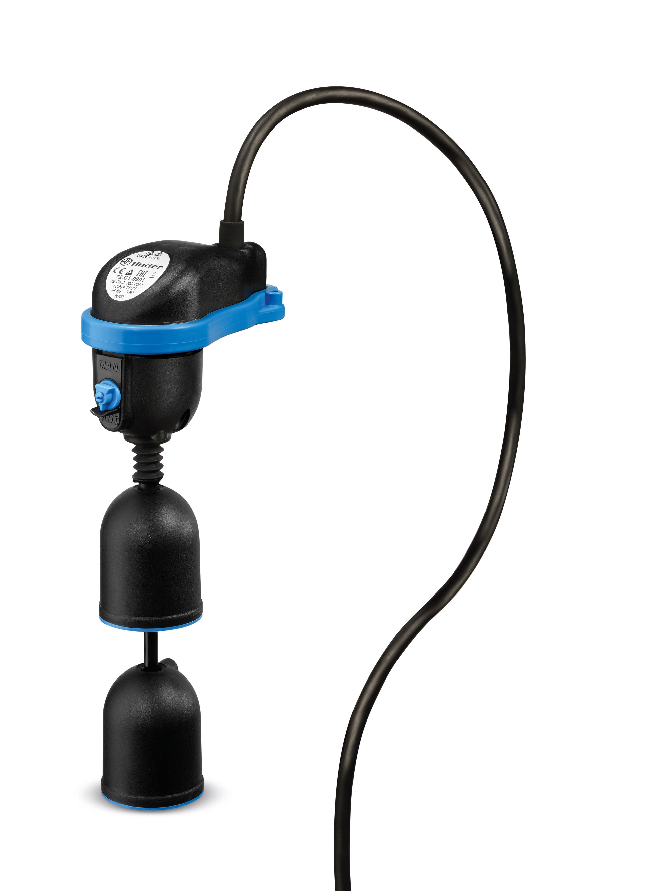 Finder FIN VLOTTER 1W 10A VLOEISTOFFEN 2M - 72c100000201 - 20007889